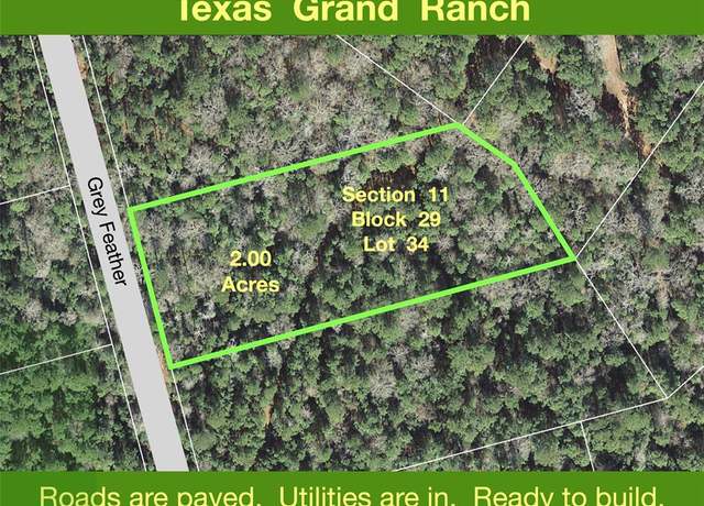 Property at 11-29-34 Grey Feather Rd, Huntsville, TX 77340
