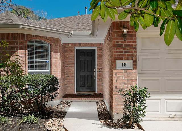 Property at 18 S Bristol Gate Pl, The Woodlands, TX 77380, 3 beds, 2 baths