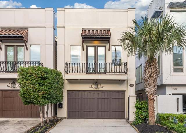 Property at 2505 Mcduffie St Unit B, Houston, TX 77019, 4 beds, 3.5 baths