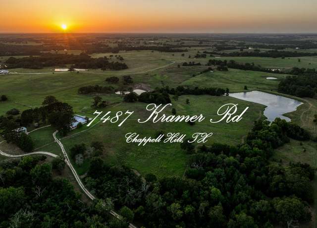 Property at 7487 Kramer Rd, Chappell Hill, TX 77426, 5 beds, 5 baths
