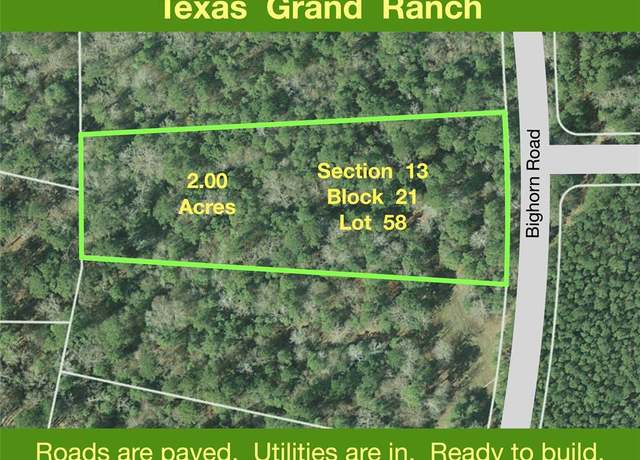 Property at 13-21-58 Bighorn Rd, New Waverly, TX 77358