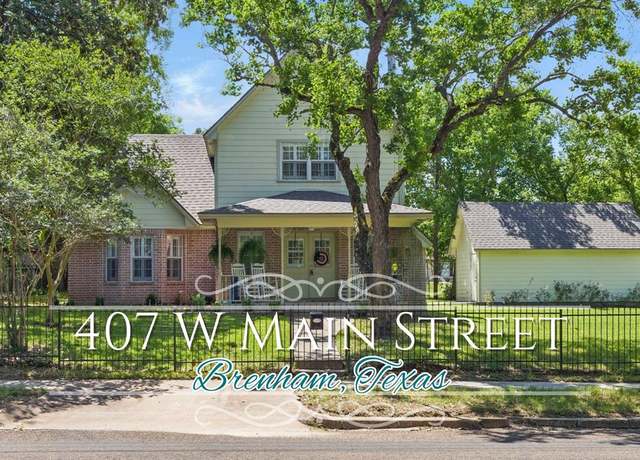 Property at 407 W Main St, Brenham, TX 77833, 3 beds, 2 baths