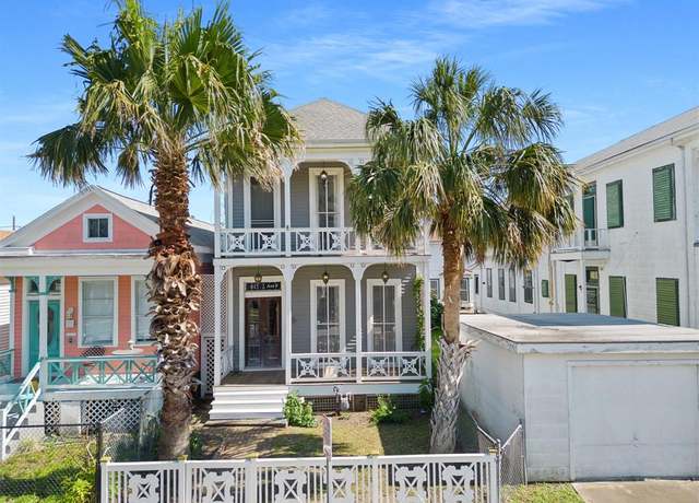 Property at 815 Church St, Galveston, TX 77550, 4 beds, 2 baths