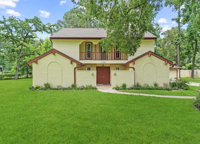 Property at 1106 Castle Hill Trl, Kingwood, TX 77339, 5 beds, 4 baths