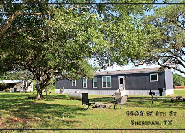 Property at 5505 W 6th St, Sheridan, TX 77475, 3 beds, 2 baths