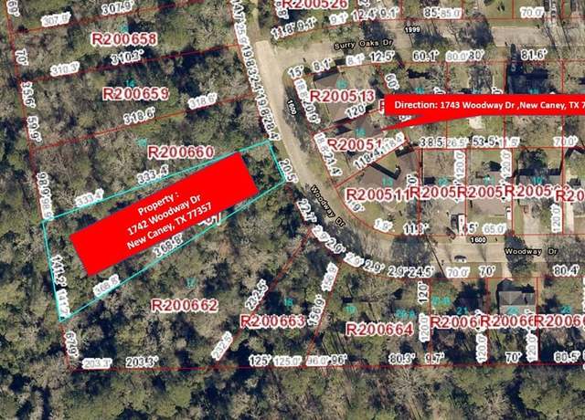 Property at 1742 Woodway Dr, Woodbranch, TX 77357