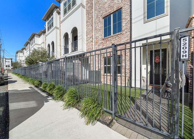 Property at 5209 Allen St Unit H, Houston, TX 77007, 3 beds, 3.5 baths