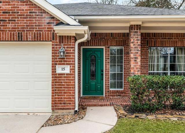 Property at 15 Paddock Pines Pl, The Woodlands, TX 77382, 3 beds, 2 baths