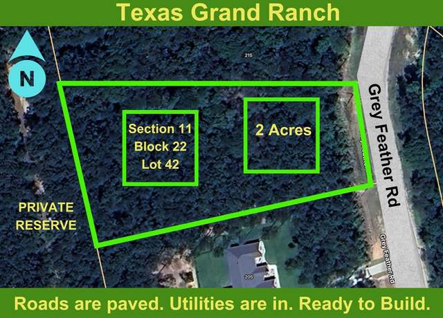 Property at 11-22-42 Grey Feather Rd, Huntsville, TX 77340