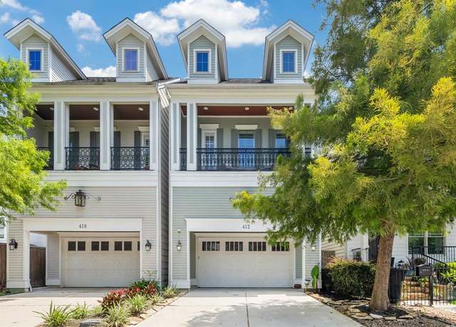 Property at 412 W 24th St, Houston, TX 77008, 3 beds, 2.5 baths