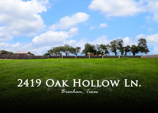 Property at 2419 Oak Hollow Ln, Brenham, TX 77833