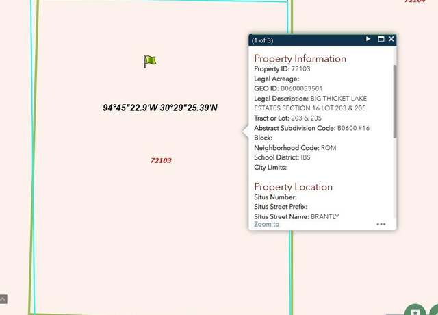 Property at 203 & 205 Brantly Dr, Livingston, TX 77351
