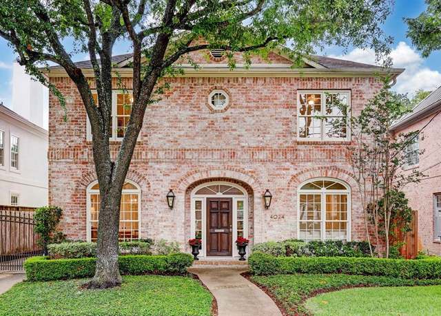 Property at 4024 Byron St, West University Place, TX 77005, 4 beds, 4.5 baths