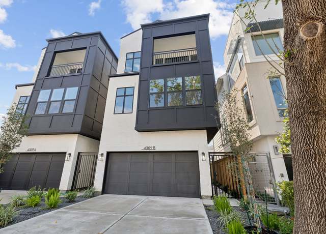 Property at 4309 Floyd St Unit B, Houston, TX 77007, 4 beds, 4.5 baths