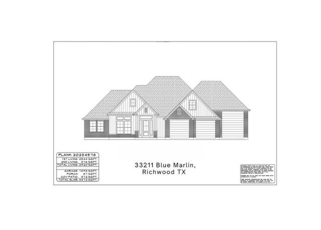 Property at 33211 Blue Marlin Dr, Richwood, TX 77515, 3 beds, 3.5 baths