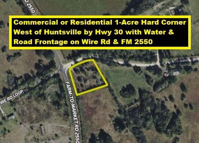 Property at 0 Fm-2550, Huntsville, TX 77320