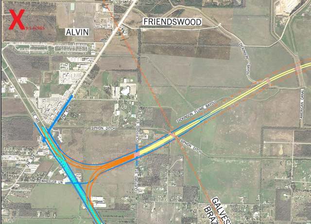Property at 00 N Highway 35, Alvin, TX 77511