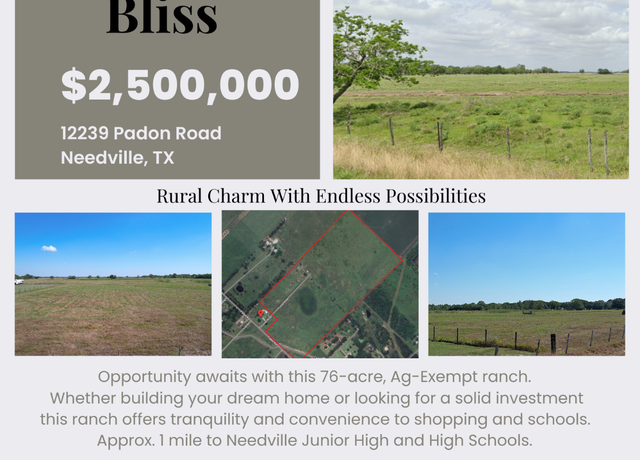 Property at 12239 Padon Rd, Needville, TX 77461