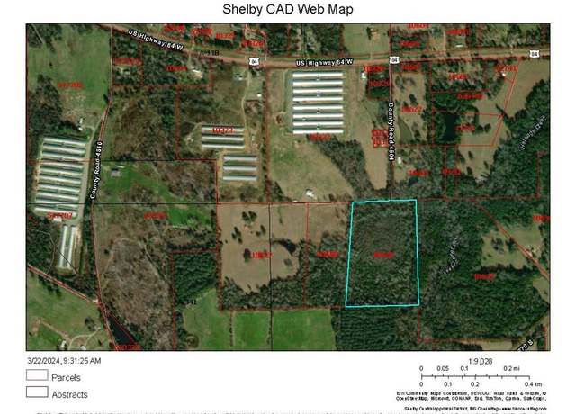 Property at TBD County Rd 4804, Timpson, TX 75975