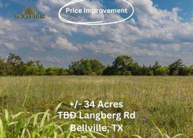 Property at TBD Langberg Rd, Bellville, TX 77418