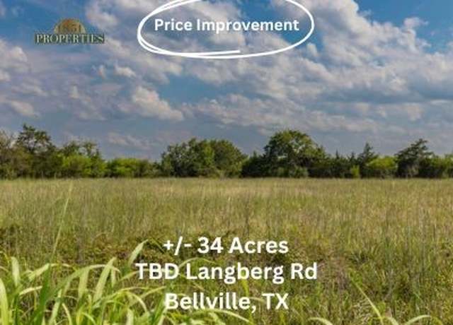 Property at TBD Langberg Rd, Bellville, TX 77418