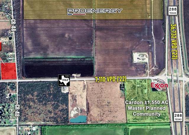 Property at NWC E FM 1462 / CR 48 Rd, Rosharon, TX 77583