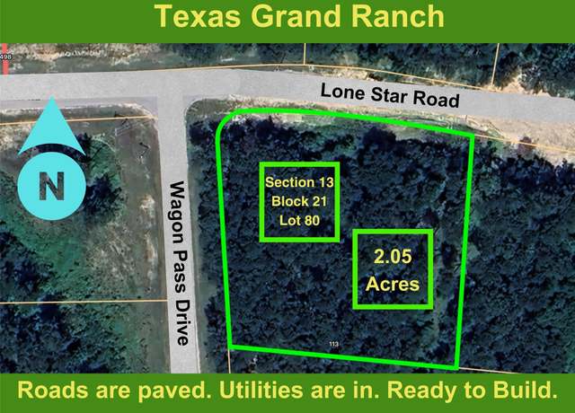 Property at 13-21-80 Wagon Pass Dr, New Waverly, TX 77358