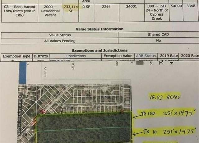 Property at 22626 Millgate Dr, Spring, TX 77373