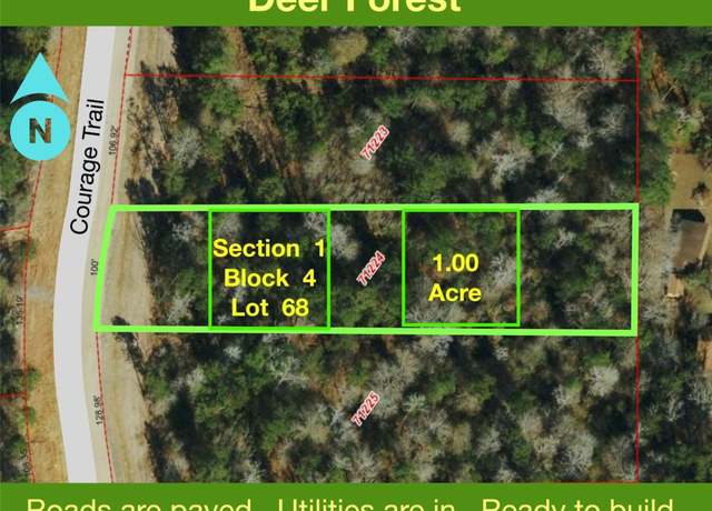 Property at 1-4-68 Courage Trl, New Waverly, TX 77358