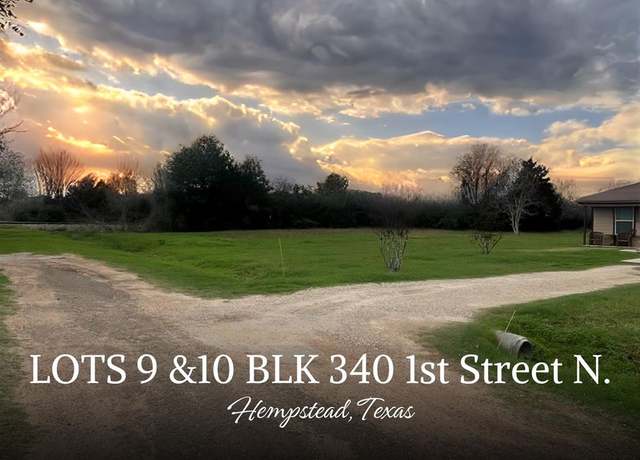 Property at LOTS 9 &10 BLK 340 1st St N, Hempstead, TX 77445