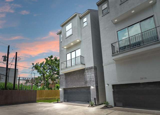 Property at 2616 Riverside Dr Unit F, Houston, TX 77004, 3 beds, 3.5 baths