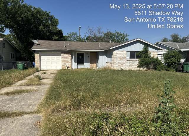 Property at 5811 Shadow Way, San Antonio, TX 78218, 4 beds, 2 baths