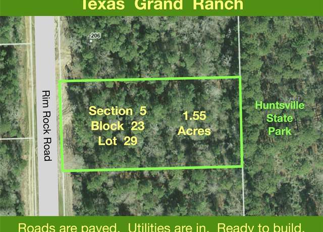 Property at 5-23-29 Rim Rock Rd, Huntsville, TX 77340