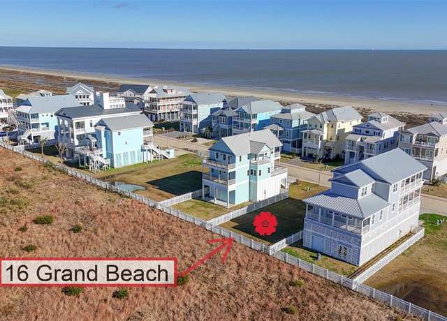 Property at 16 Grand Beach Blvd, Galveston, TX 77550