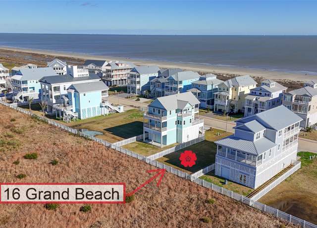 Property at 16 Grand Beach Blvd, Galveston, TX 77550