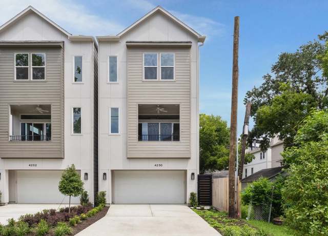 Property at 4229 Gibson St, Houston, TX 77007, 3 beds, 3.5 baths