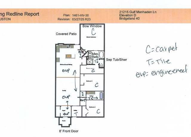 Property at 21215 Gulf Menhaden Ln, Cypress, TX 77433, 3 beds, 2 baths