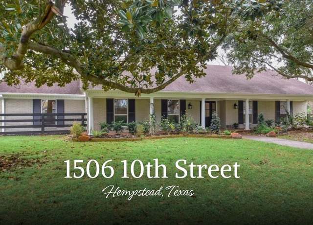 Property at 1506 10th St, Hempstead, TX 77445, 3 beds, 2.5 baths