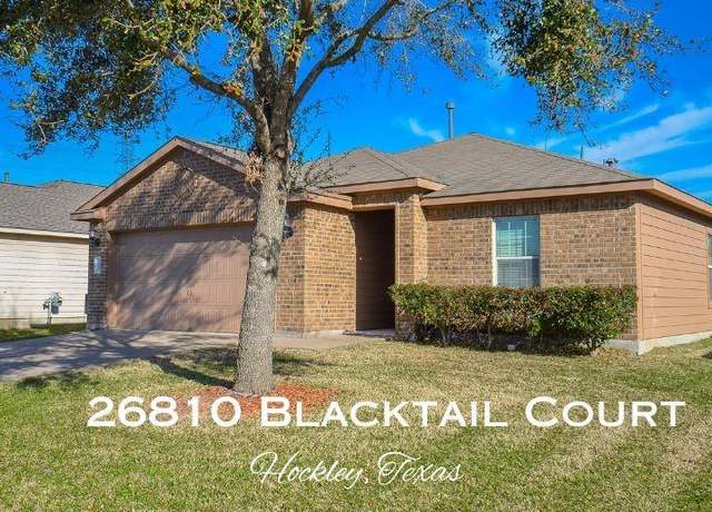 Property at 26810 Blacktail Ct, Hockley, TX 77447, 3 beds, 2 baths