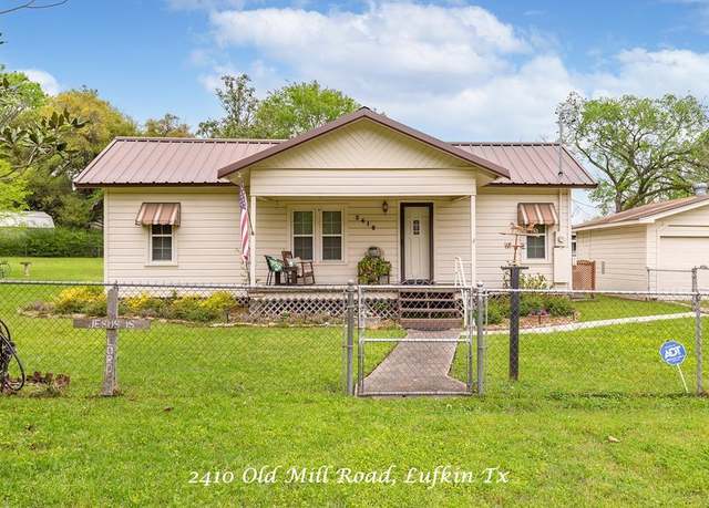 Property at 2410 Old Mill Rd, Lufkin, TX 75904, 3 beds, 1 bath