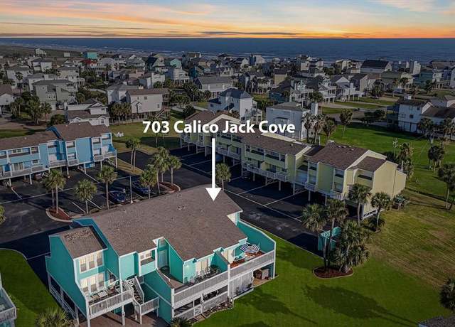 Property at 703 Calico Jack Cv, Galveston, TX 77554, 2 beds, 2 baths