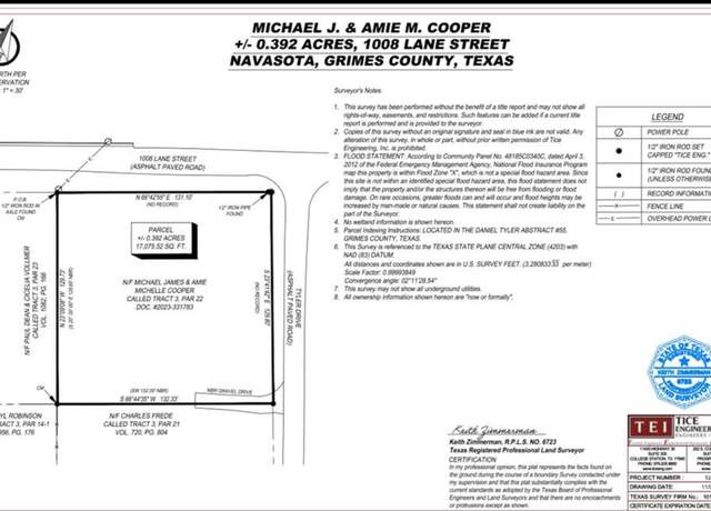 Property at 1008 Lane St, Navasota, TX 77868