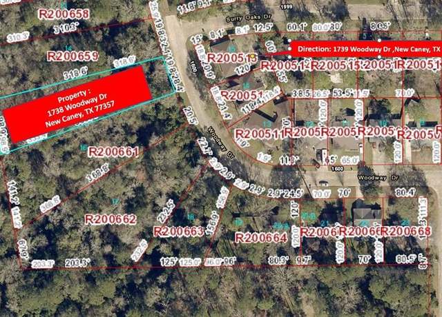 Property at 1738 Woodway Dr, Woodbranch, TX 77357