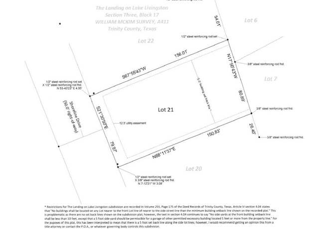 Property at 0 Shoreline Dr, Trinity, TX 75862