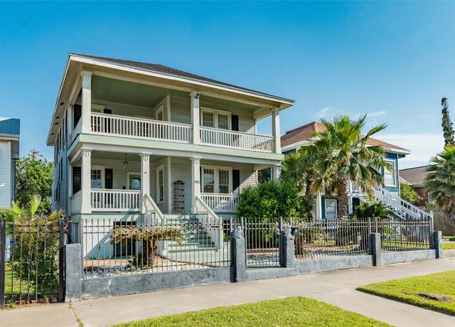 Property at 1016 Broadway St, Galveston, TX 77550, 5 beds, 2 baths
