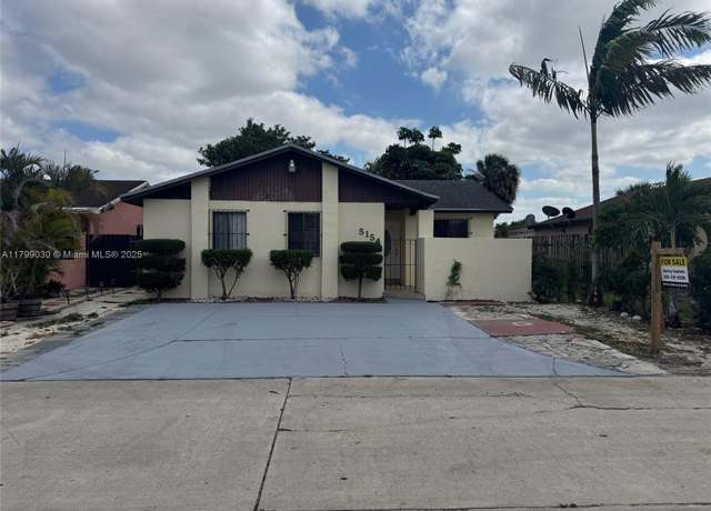 Property at 5154 NW 194th Ln, Miami Gardens, FL 33055, 3 beds, 2 baths