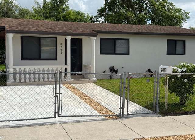 Property at 2441 NW 140th St, Opa Locka, FL 33054, 3 beds, 1 bath
