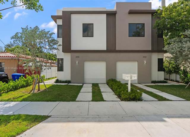 Property at 2945 SW 37th Ct Unit LEFT, Miami, FL 33134, 4 beds, 4.5 baths