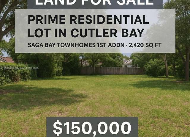 Property at 210 210th St And Sw 78th Ave, Cutler Bay, FL 33189