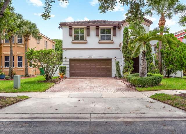 Property at 4939 SW 164th Ave, Miramar, FL 33027, 4 beds, 3 baths